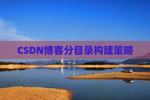 CSDN博客分目录构建策略